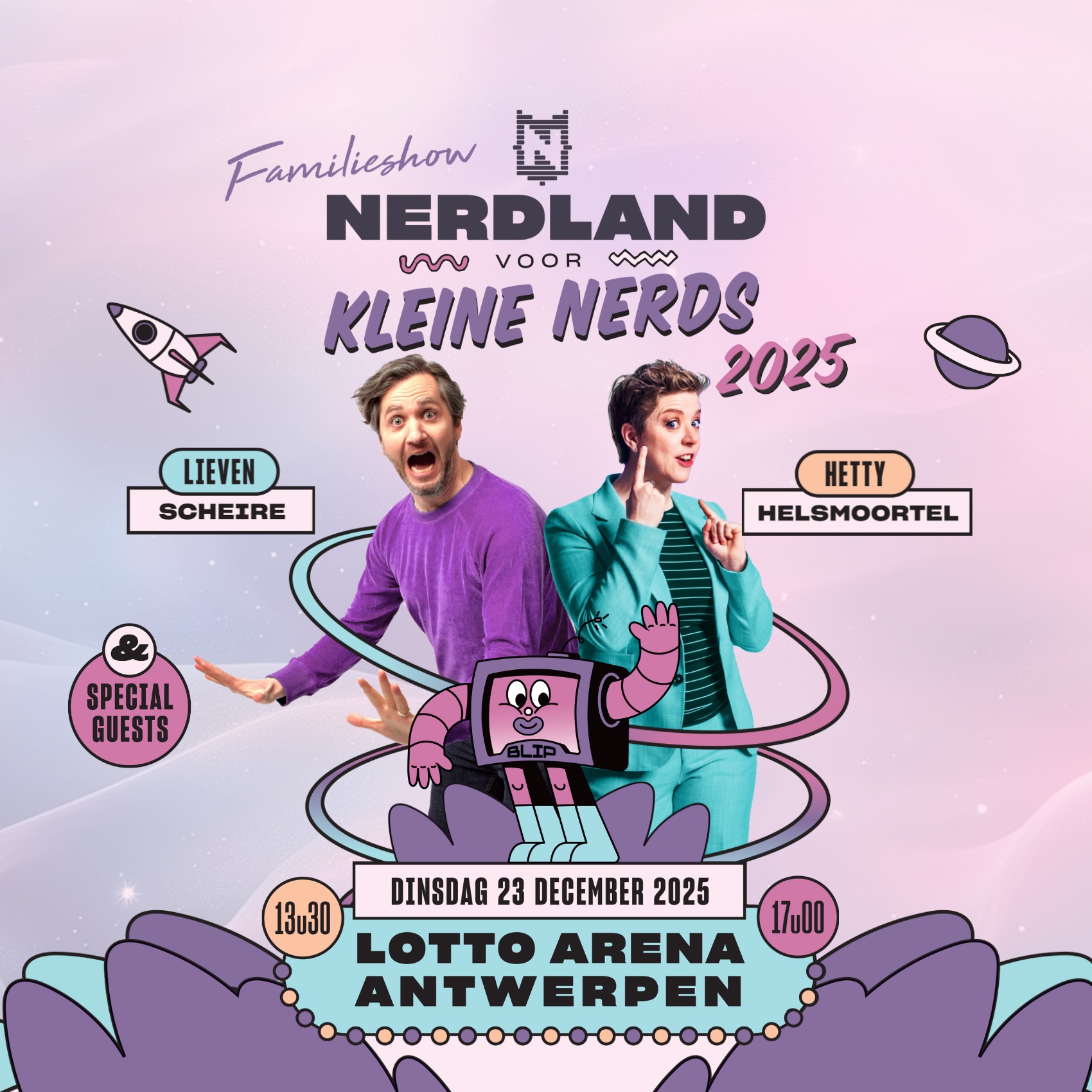 Familieshow Nerdland voor Kleine Nerds (8+)